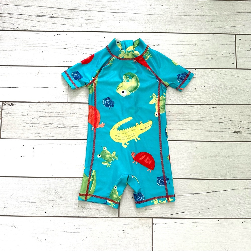 George 🐊 Rashguard Size 12-18 Months - Picture 2 of 5